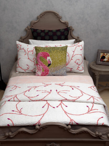 Pink Foliage Quilt